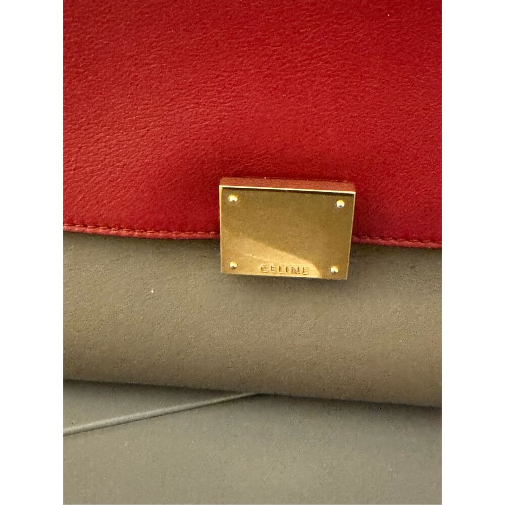 Céline Trapeze Multicolor Leather Handbag - Picture 2 of 8